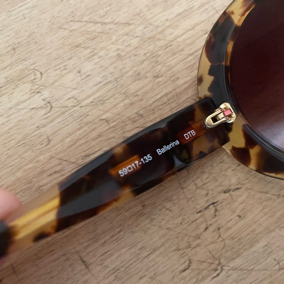 Oliver Peoples Ballerina tortoise sunglasses like new - Picture 5 of 5